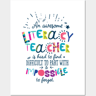 An Awesome Literacy Teacher Gift Idea - Impossible to forget Posters and Art